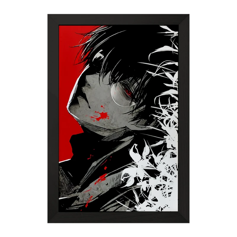 تابلو خندالو مدل انیمه توکیو غول (Tokyo Ghoul) کد F5584