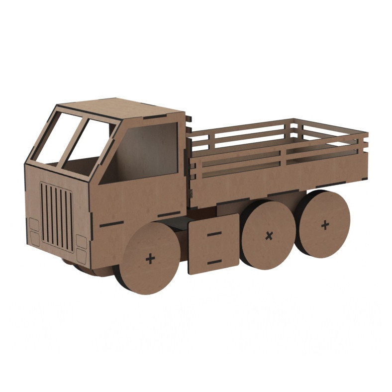 ساختنی مدل ماکت چوبی کامیون کد M83