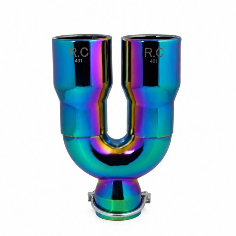 سر اگزوز دولول خودرو مدل JS کد 401 طرح RC تمام هفت رنگ