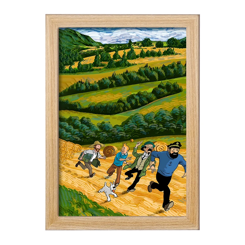 تابلو خندالو مدل ونسان ونگوگ کد F5074