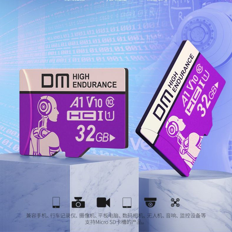 کارت حافظه microSDXC دی ام مدل A1V3O کلاس 10 استاندارد UHS-I U3 سرعت 95MBps ظرفیت 64 گیگابایت