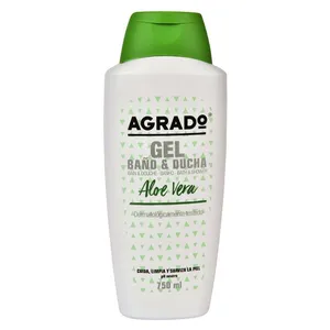 شامپو بدن آگرادو مدل Aloe vera حجم 750 میلی لیتر