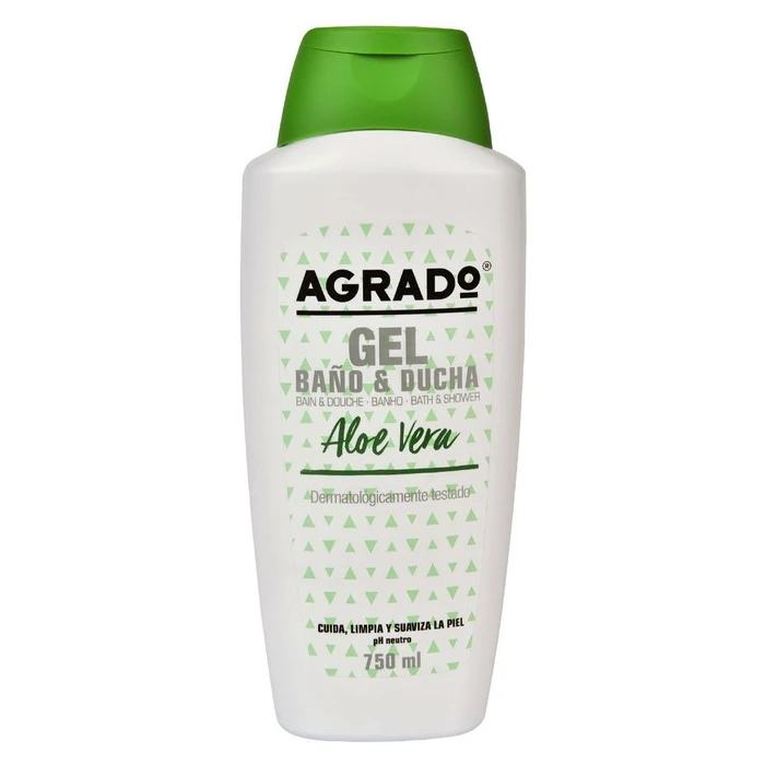 شامپو بدن آگرادو مدل Aloe vera حجم 750 میلی لیتر
