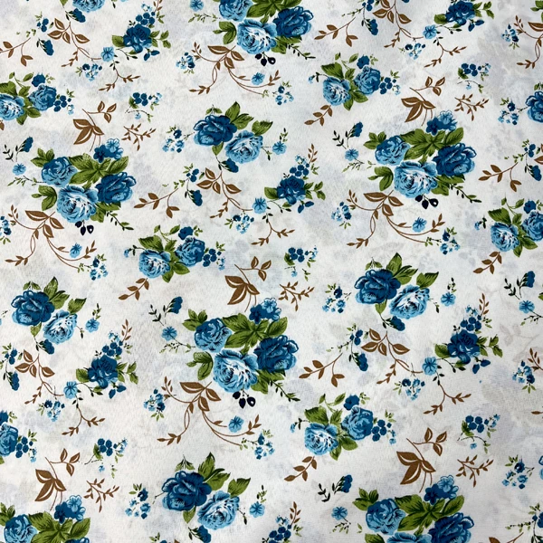 پارچه ملحفه ای مدل گلی کد 4433