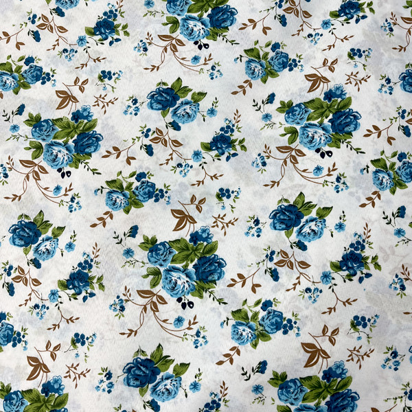 پارچه ملحفه ای مدل گلی کد 4433