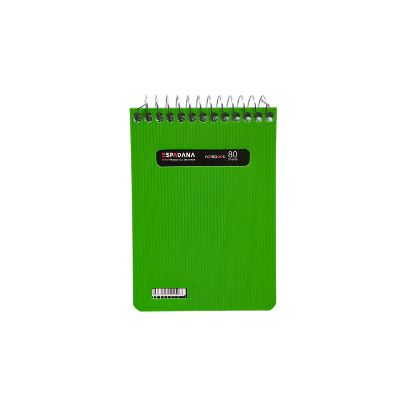 دفتر یادداشت 80 برگ اسپادانا طرح ساده بسته 2 عددی