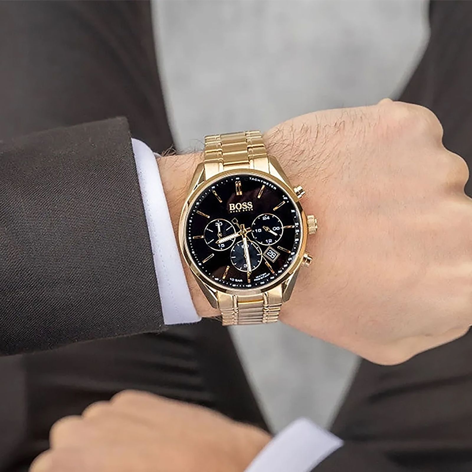 ساعت مچی عقربه‌ای کوارتز مردانه هوگو باس مدل b1513848 -  - 6