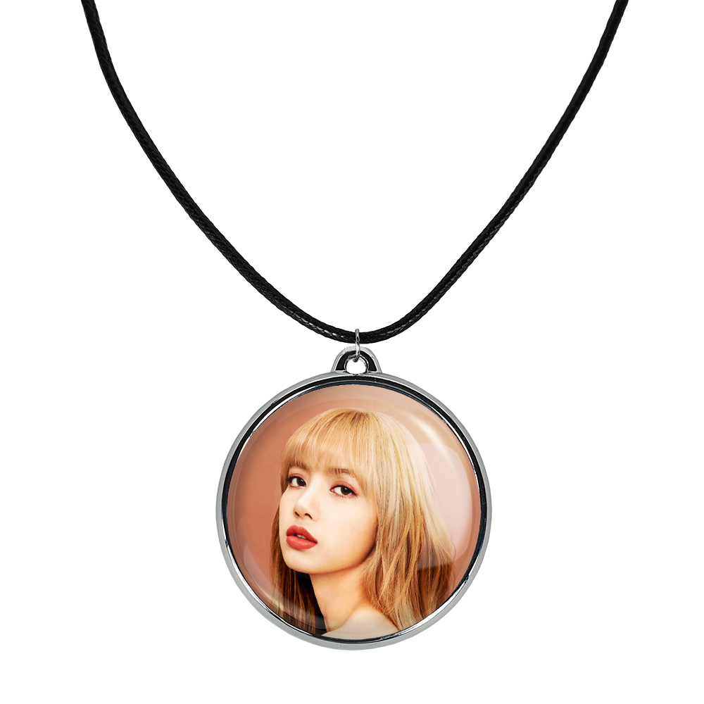 گردنبند خندالو مدل لیسا بلک پینک کد 1425414251