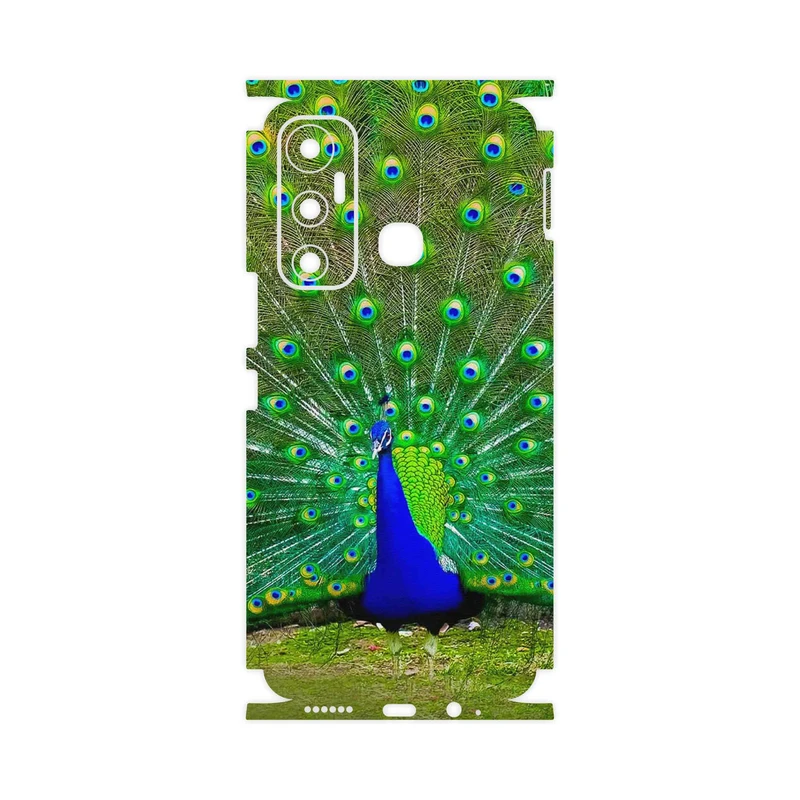 برچسب پوششی ماهوت مدل Peacock-FullSkin مناسب برای گوشی موبایل اینفینیکس Hot 11
