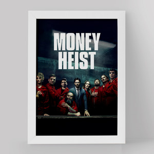 تابلو خندالو مدل سریال Money Heist کد 3236