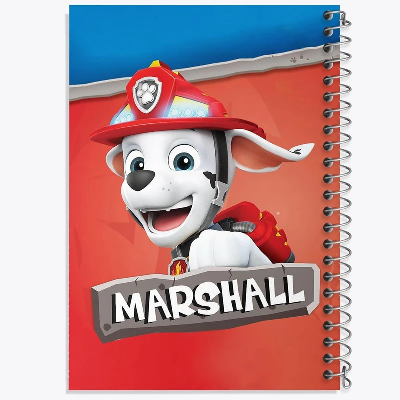 دفتر نقاشی 50 برگ خندالو مدل انیمیشن سگ های نگهبان کد 26931