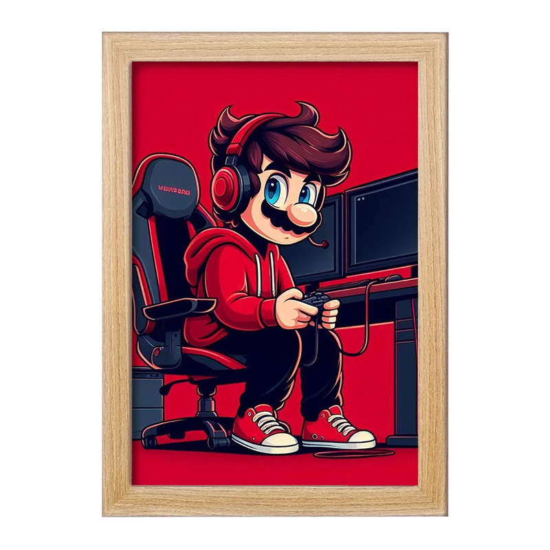 تابلو خندالو مدل سوپرماریو (Super Mario) کد F963