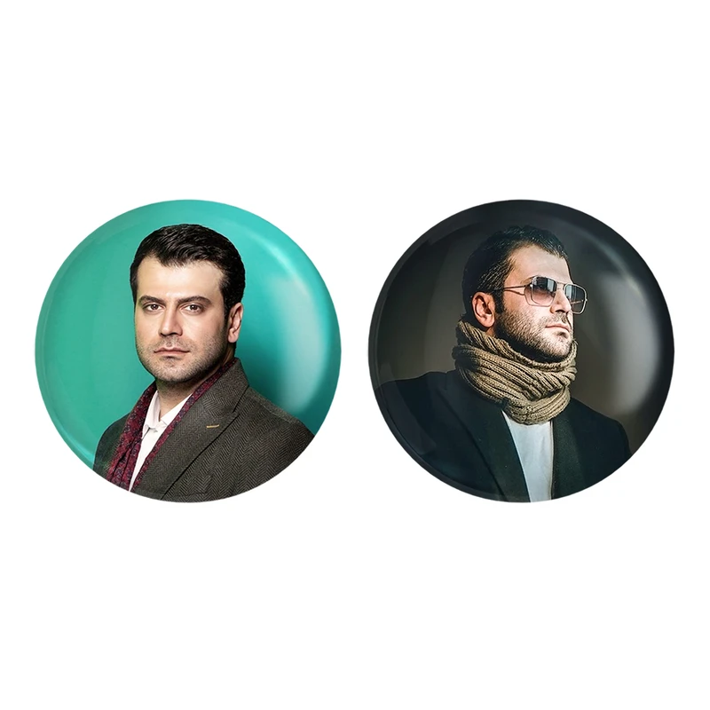 مگنت خندالو مدل روزبه حصاری کد 63596360 مجموعه 2 عددی