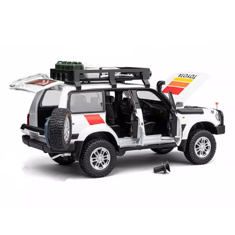ماکت ماشین چه ژی مدل تویوتا لندکروزر Toyota Land Cruiser LC80 کد W100