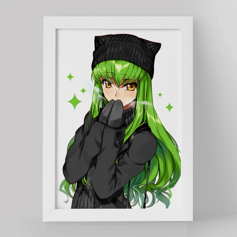 تابلو خندالو مدل C.C سی سی انیمه کد گیاس Code Geass کد 13080