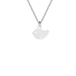 گردنبند نقره زنانه هایکا مدل پرنده کد n.ha2-25
