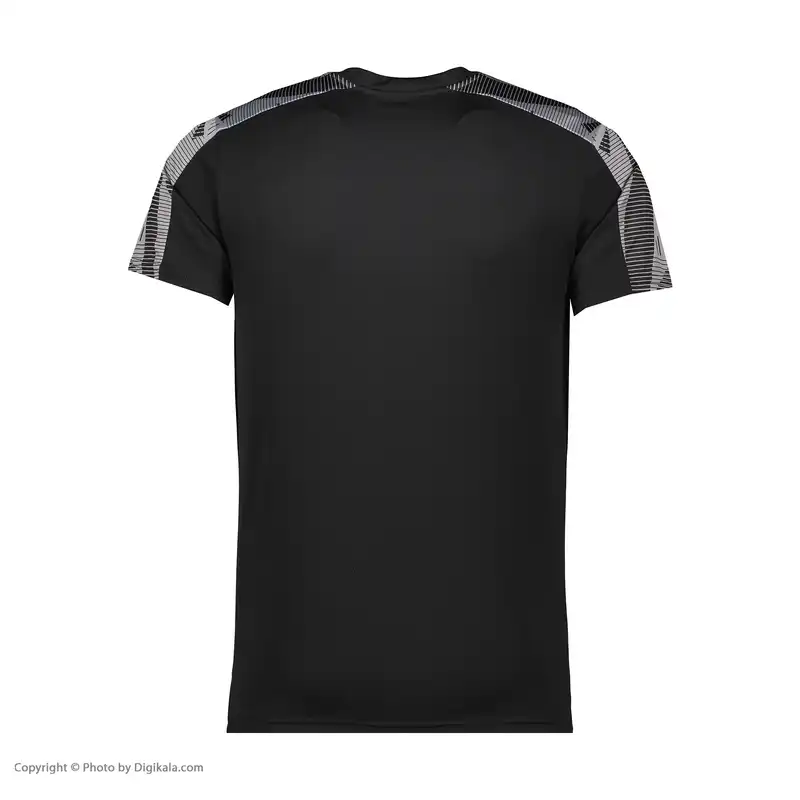 ست پیراهن و شورت ورزشی مردانه مکرون مدل راک رنگ مشکی