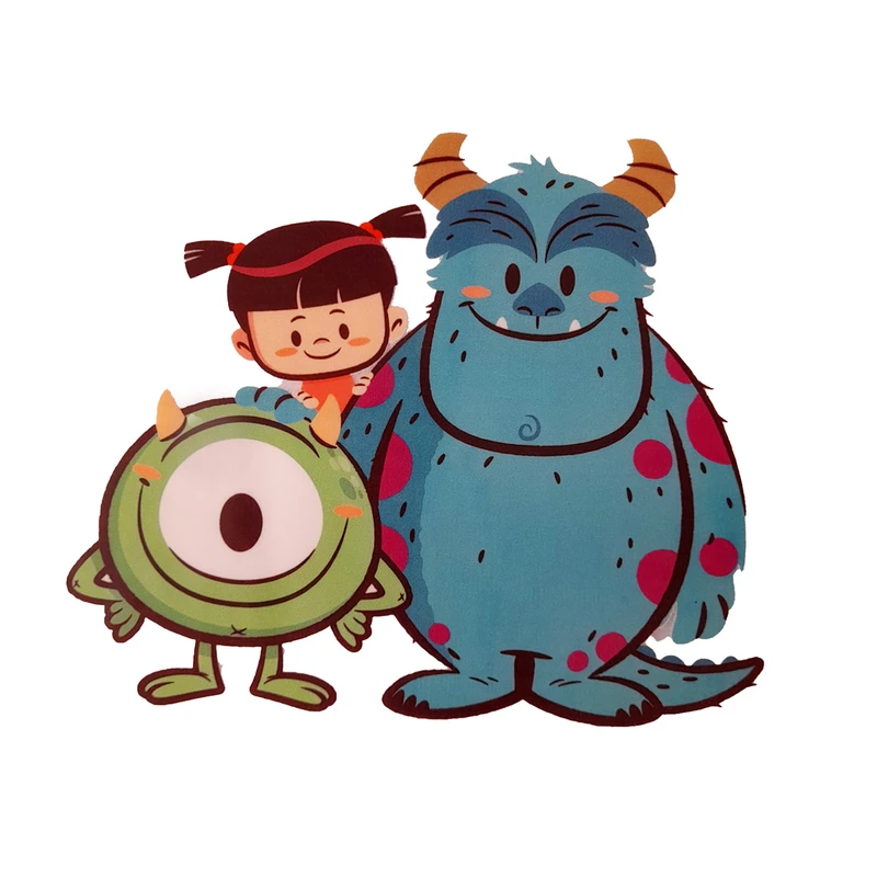 استیکر پارچه و لباس مدل مدرسه هیولاها