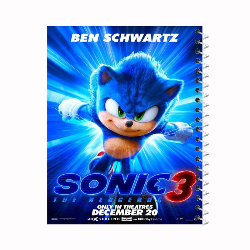 دفتر نقاشی 60 برگ طرح سونیک کد 013