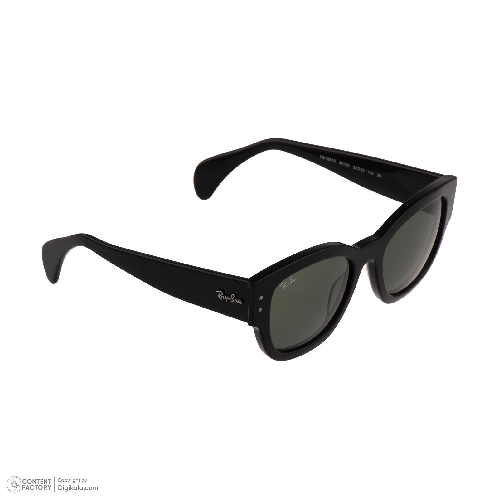 عینک آفتابی ویفرر (Wayfarer) ری بن مدل 0RB7681S-901-31 -  - 3