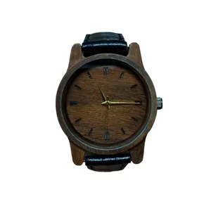 ساعت مچی عقربه‌ای مردانه مدل چوبی کد EJ3