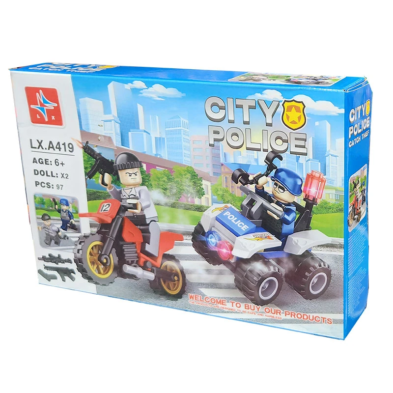 ساختنی 97 تکه ال ایکس مدل City Police کد 419