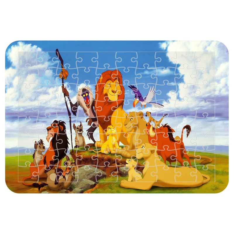 پازل 54 تکه اطلس آبی طرح شیر شاه مدل P1536