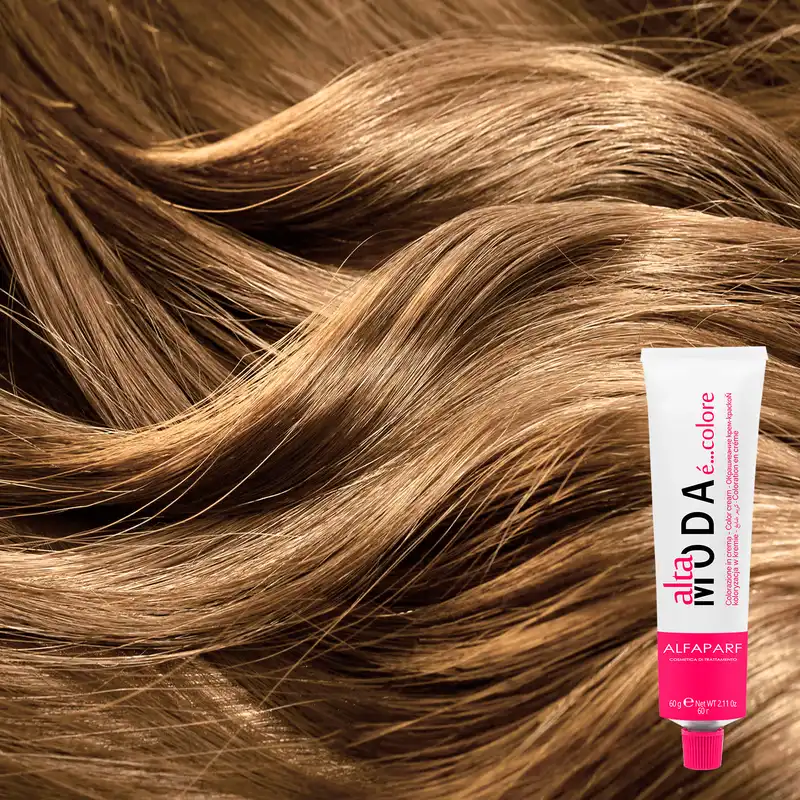 کیت رنگ مو آلتا مودا شماره 8.3 وزن 150 گرم رنگ بلوند طلائی روشن