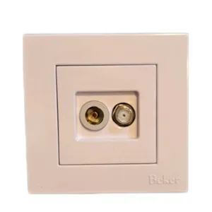 پریز آنتن بکر مدل  دوکاره 