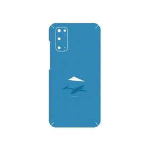 MAHOOT Minimal Paper Airplane Cover Sticker for Samsung Galaxy S20