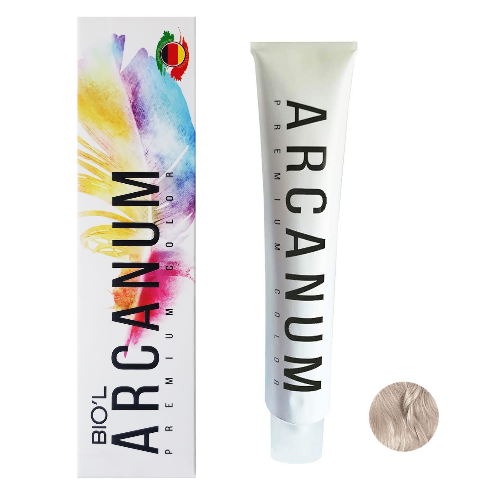 رنگ مو بیول مدل Arcanum شماره 11.1 حجم 120 میلی لیتر رنگ بلوند پلاتینه طبیعی روشن