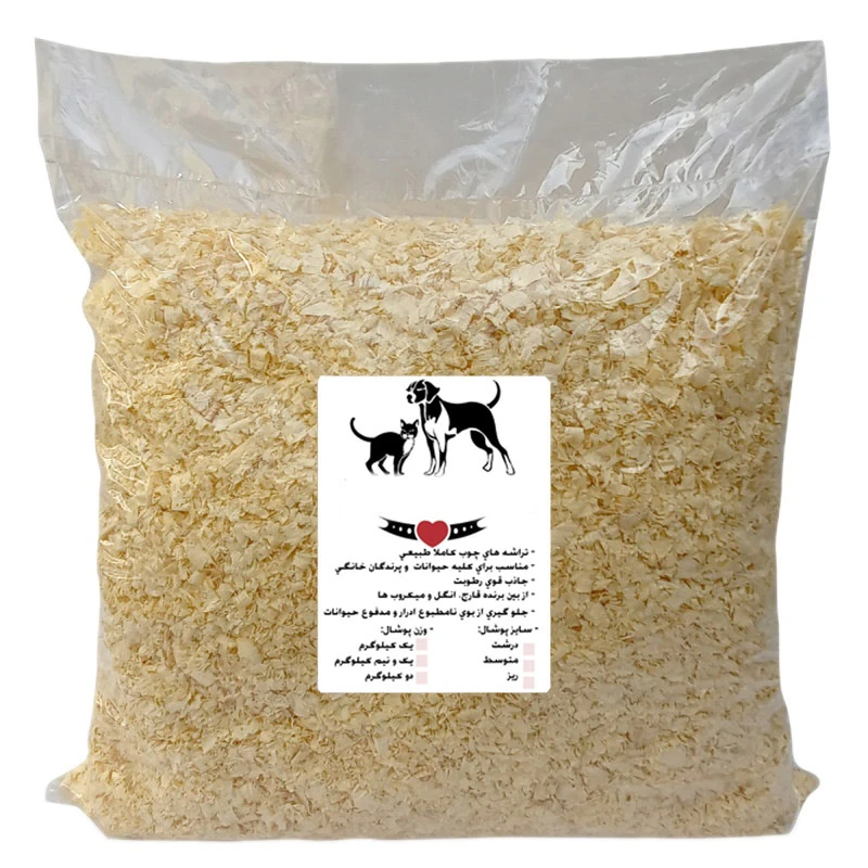 پوشال بستر پرندگان و جوندگان مدل p200 وزن 200 گرم