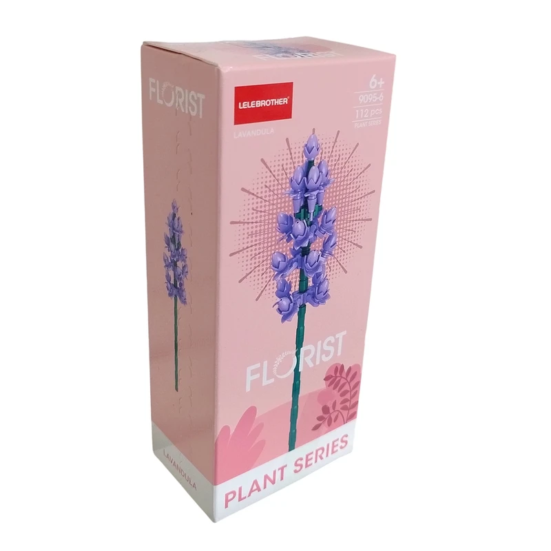 ساختنی 112 تکه لیلیبرادر مدل گل اسطوخودوس طرح Lavender 