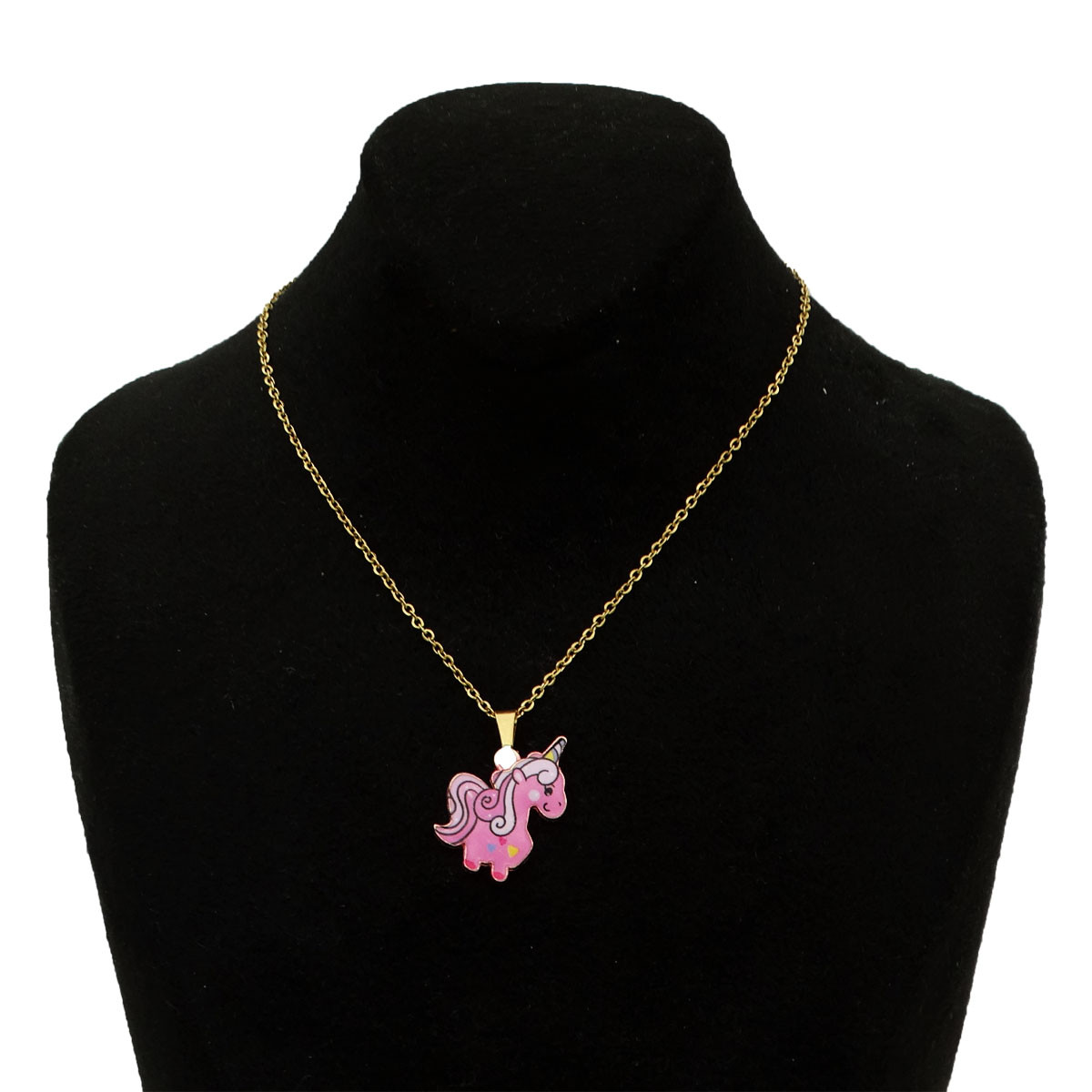 گردنبند دخترانه مدل اسب تک شاخ زیبا کد GZ-Beh-36 گردنبند دخترانه مدل اسب تک شاخ زیبا کد GZ-Beh-36