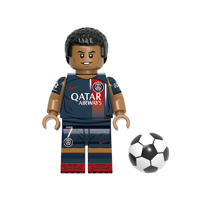 ساختنی برانت طرح بازیکن فوتبال امباپه با لباس پاریسن ژرمن