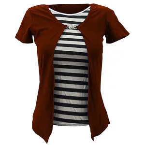 بلوز آستین کوتاه زنانه مدل 91