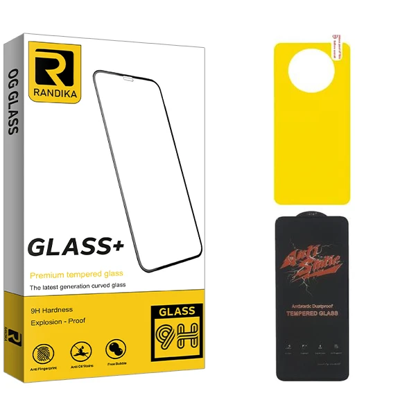 محافظ صفحه نمایش راندیکا مدل ANTI-STATIC مناسب برای گوشی موبایل شیائومی POCO X3  به همراه محافظ پشت گوشی