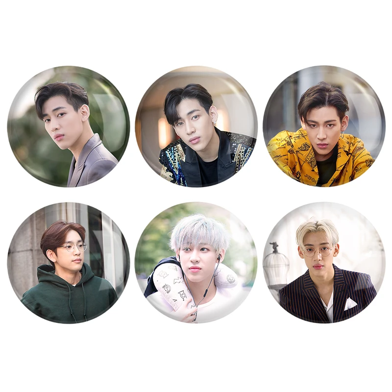 مگنت خندالو طرح بم بم گروه گات سون GOT7 کد 1245B مجموعه 6 عددی