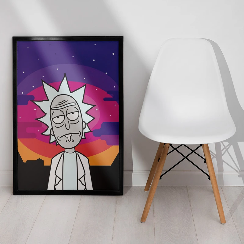 تابلو صبا طرح مدل ریک اند مورتی کد G6-23 