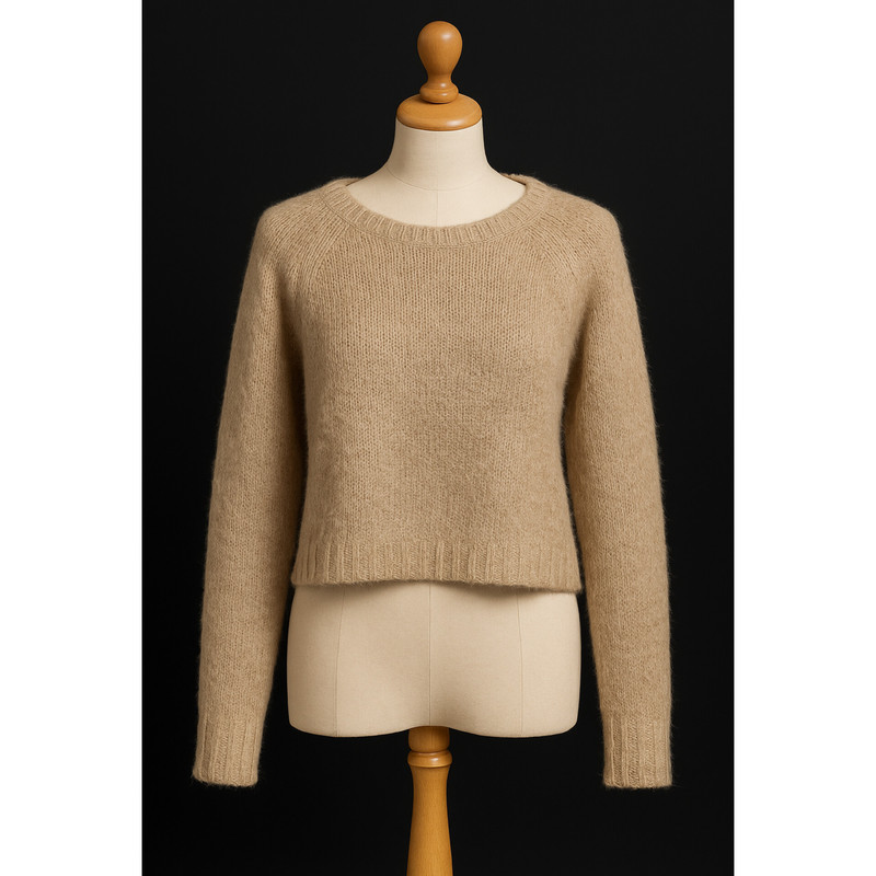 پلیور یقه گرد زنانه مدل 1853