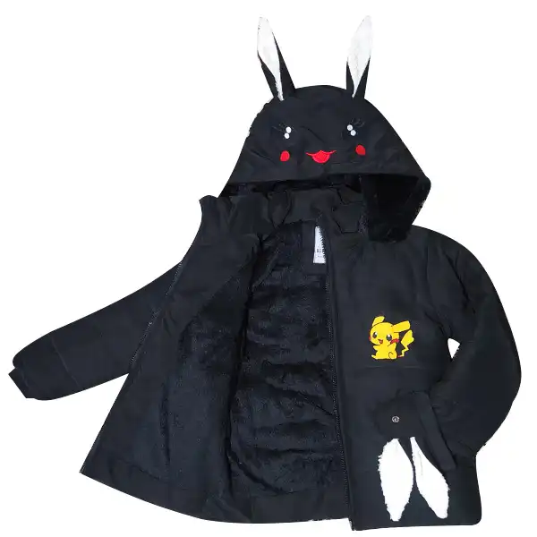 کاپشن نوزادی مدل خرگوشی رنگ مشکی