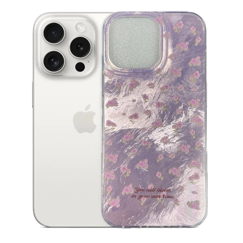 کاور طرح شکوفه مناسب برای گوشی موبایل اپل iPhone 16 Pro Max