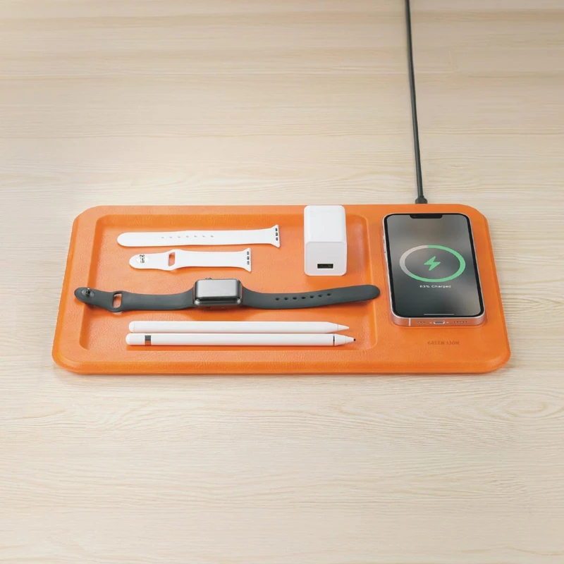 ماوس پد گرین لاین مدل WIRELESS PAD STORAGE & CHARGING