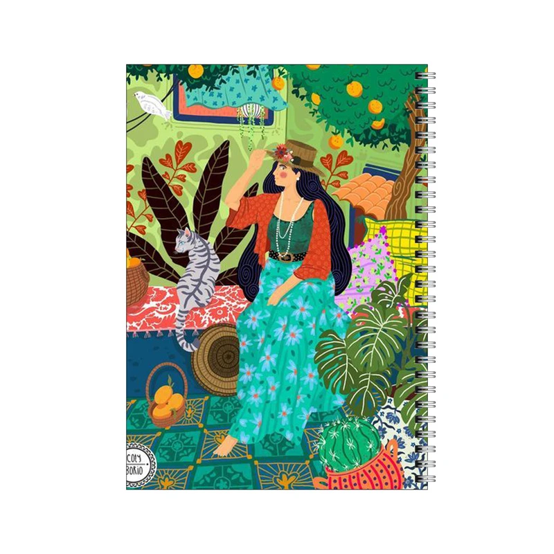 دفتر مشق 100 برگ بامبیلیپ طرح خونه باغ  کد 2122422