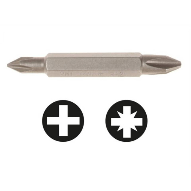 سری پیچ گوشتی شارژی دو سر چهار سو اروین مدل 4393