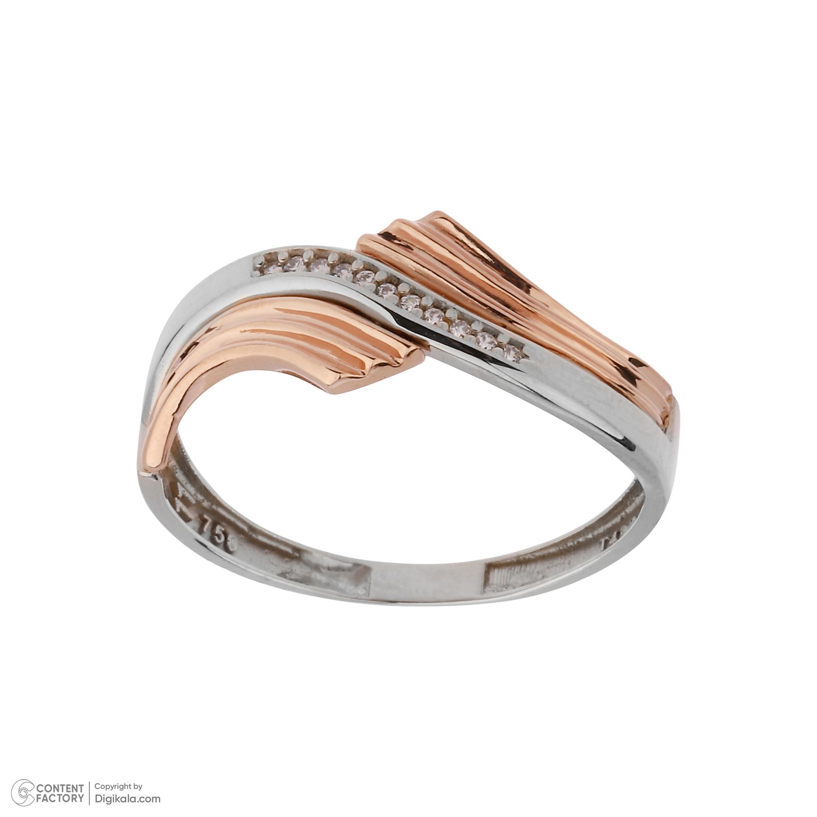 ست حلقه طلا 18 عیار زنانه و مردانه مایا ماهک مدل MR1370 -  - 3