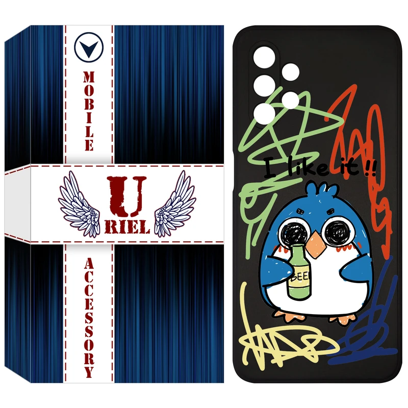 کاور یوریل مدل KSH کد 23 طرح جوجه ی نقاش مناسب برای گوشی موبایل سامسونگ Galaxy A13 4G