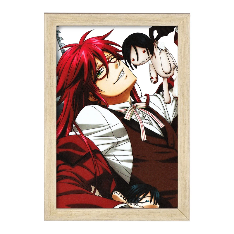 تابلو خندالو مدل گریل انیمه خادم سیاه Black Butler  کد 16312