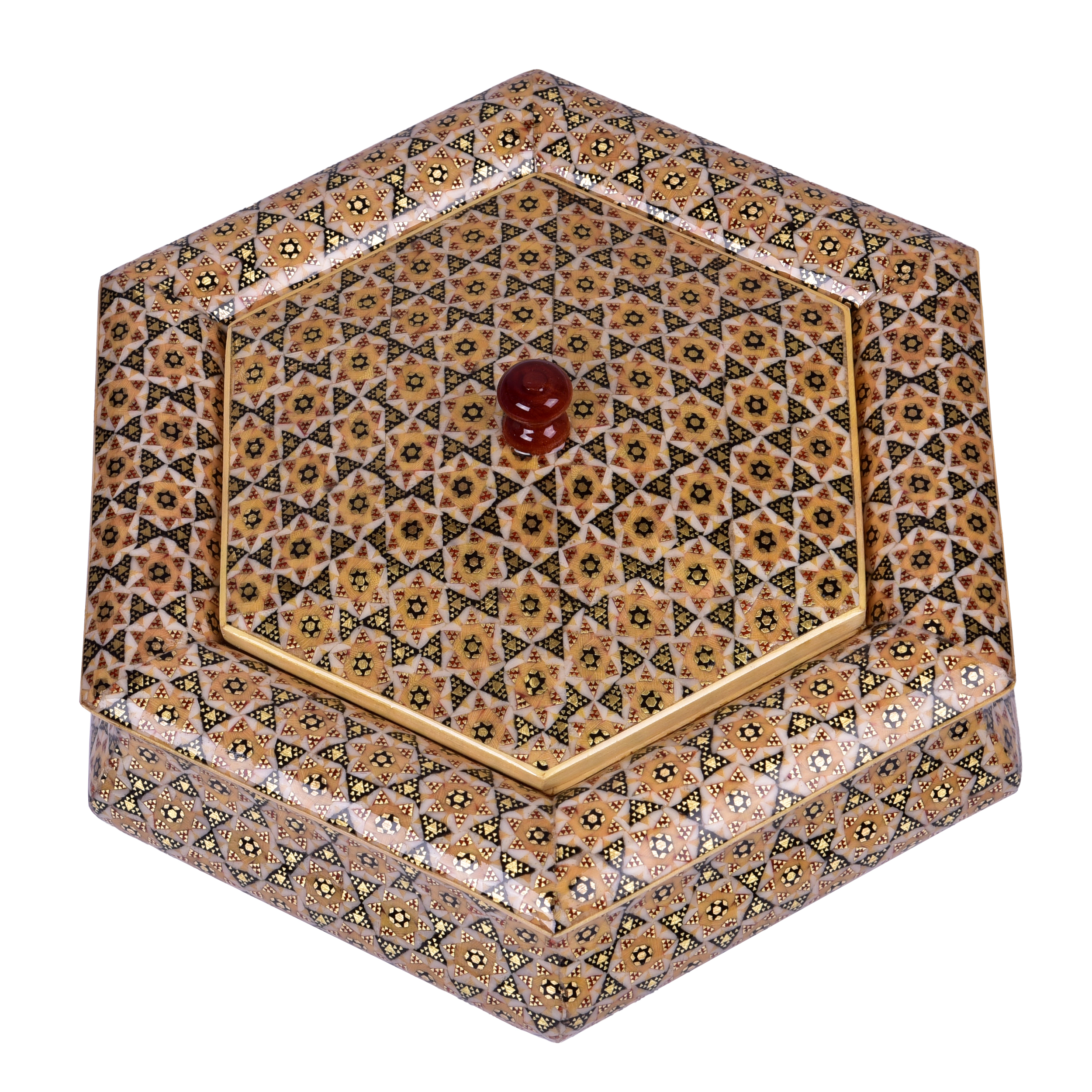 شکلات خوری خاتم کاری مدل شوکران کد Tkh-17