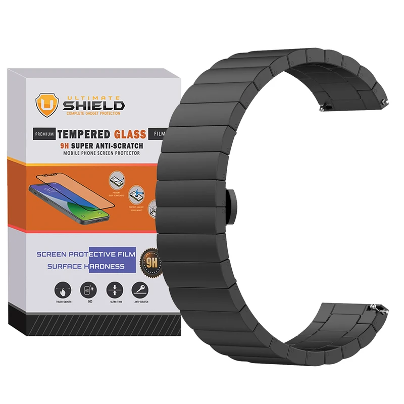بند آلتیمیت شیلد مدل UL-Swatch-Link مناسب برای ساعت هوشمند سامسونگ Galaxy Watch 4/5/6/7/FE سایز 40/43/44/46/47 میلی متری
